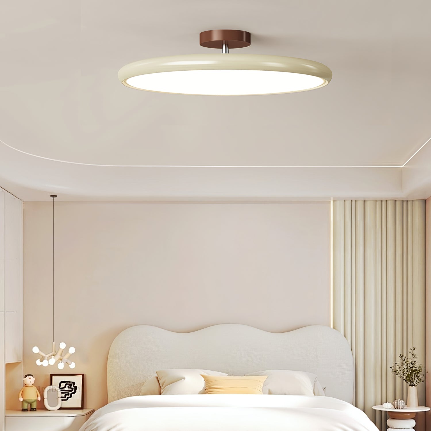Adjustable LED Ceiling Lamp with Modern Design for Living Room & Home Office Lighting