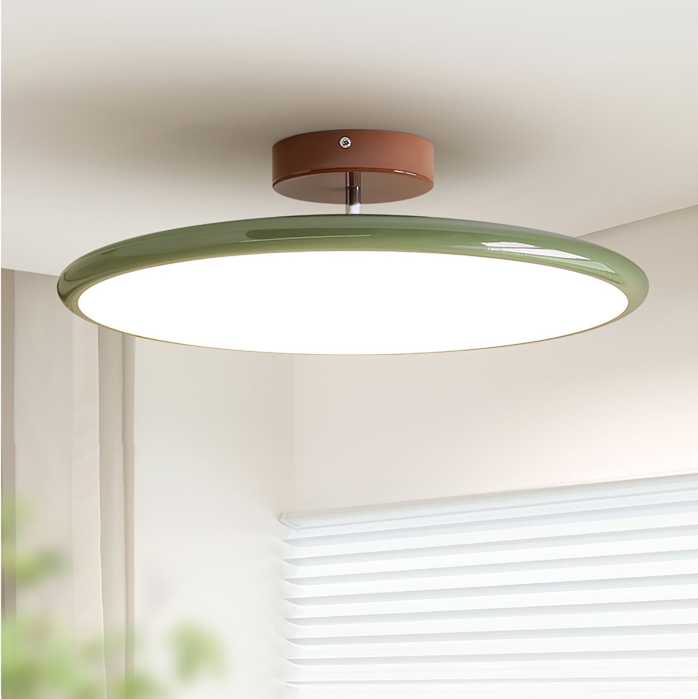 Adjustable LED Ceiling Lamp with Modern Design for Living Room & Home Office Lighting
