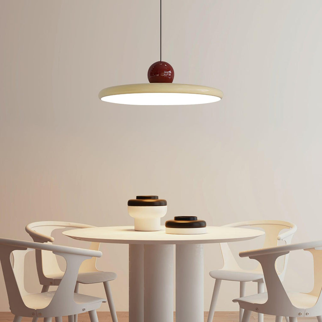 Lola Pendant Swag Light | Warm & Cool LED Options, Minimalist Design for Indoor Home Illumination