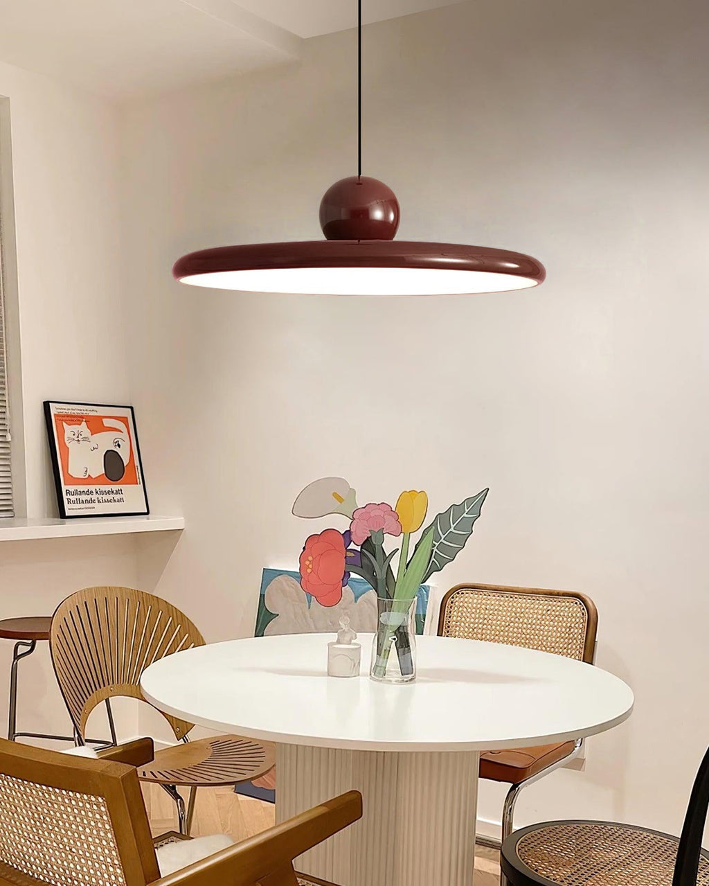 LED Pendant Lamp | Dimmable, Metal & Acrylic Design for Indoor Use, Available in Multiple Sizes and Finishes