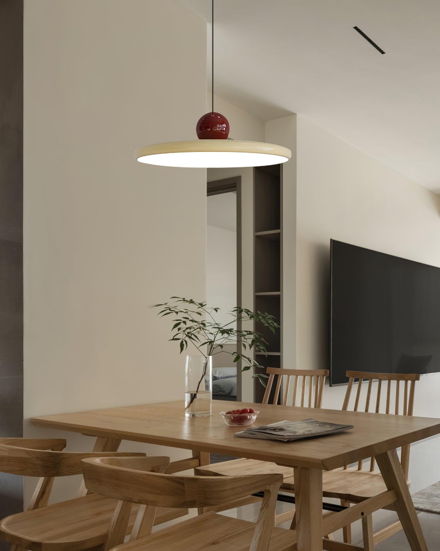 Lola Pendant Swag Light | Warm & Cool LED Options, Minimalist Design for Indoor Home Illumination
