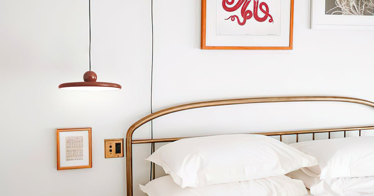 Lola Pendant Swag Light | Warm & Cool LED Options, Minimalist Design for Indoor Home Illumination