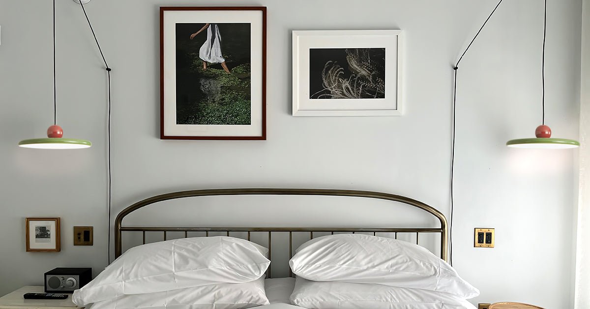 Lola Pendant Swag Light | Warm & Cool LED Options, Minimalist Design for Indoor Home Illumination