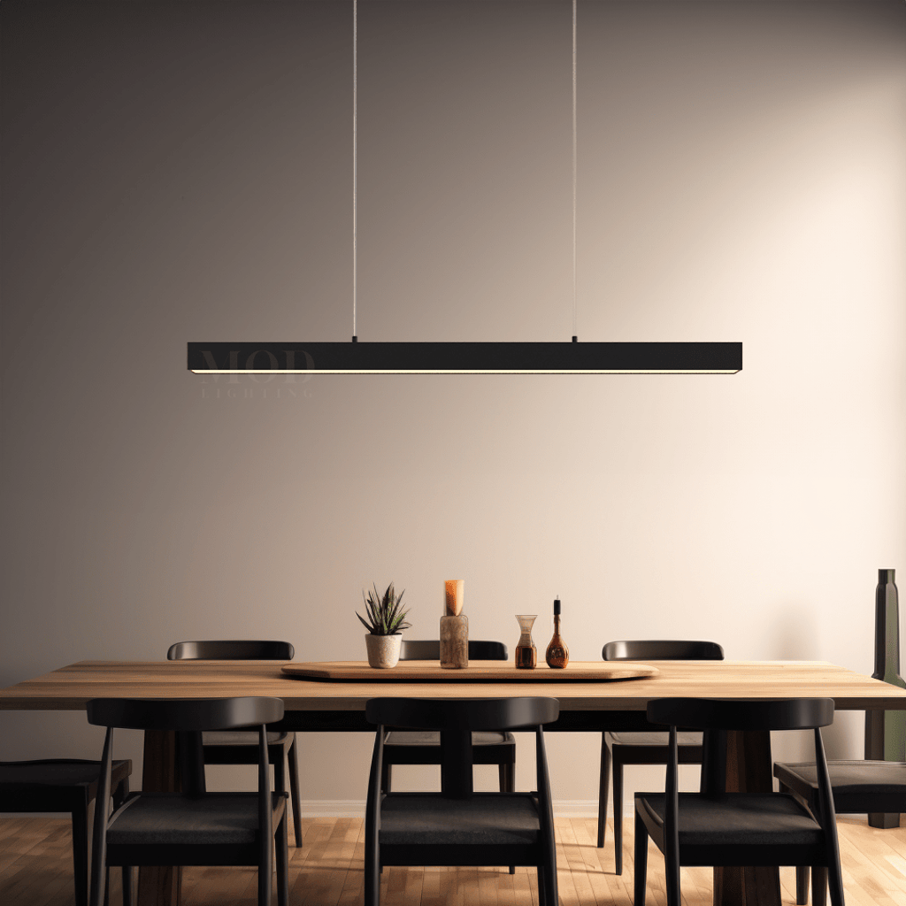 Minimalist Modern LED Pendant Light – Dimmable Loft-Style Adjustable Metal Light for Kitchen & Dining