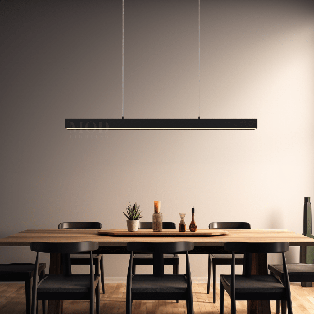 Minimalist Modern LED Pendant Light – Dimmable Loft-Style Adjustable Metal Light for Kitchen & Dining