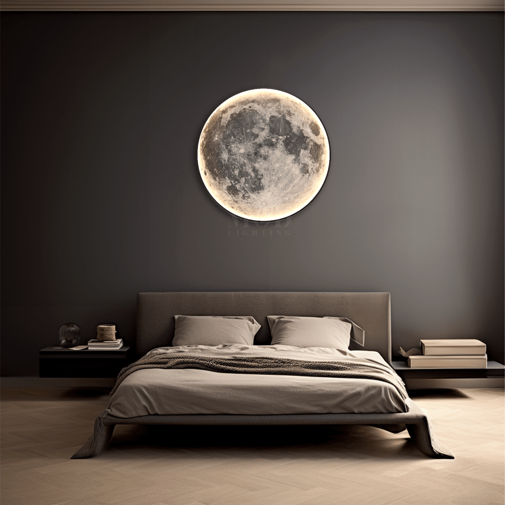Luna Moon Lamp – USB Rechargeable LED Night Light, Magical Ambient Lighting for Bedroom & Gift