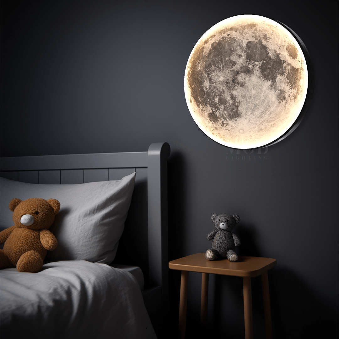 Luna Moon Lamp – USB Rechargeable LED Night Light, Magical Ambient Lighting for Bedroom & Gift