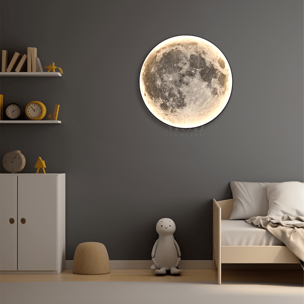Luna Moon Lamp – USB Rechargeable LED Night Light, Magical Ambient Lighting for Bedroom & Gift