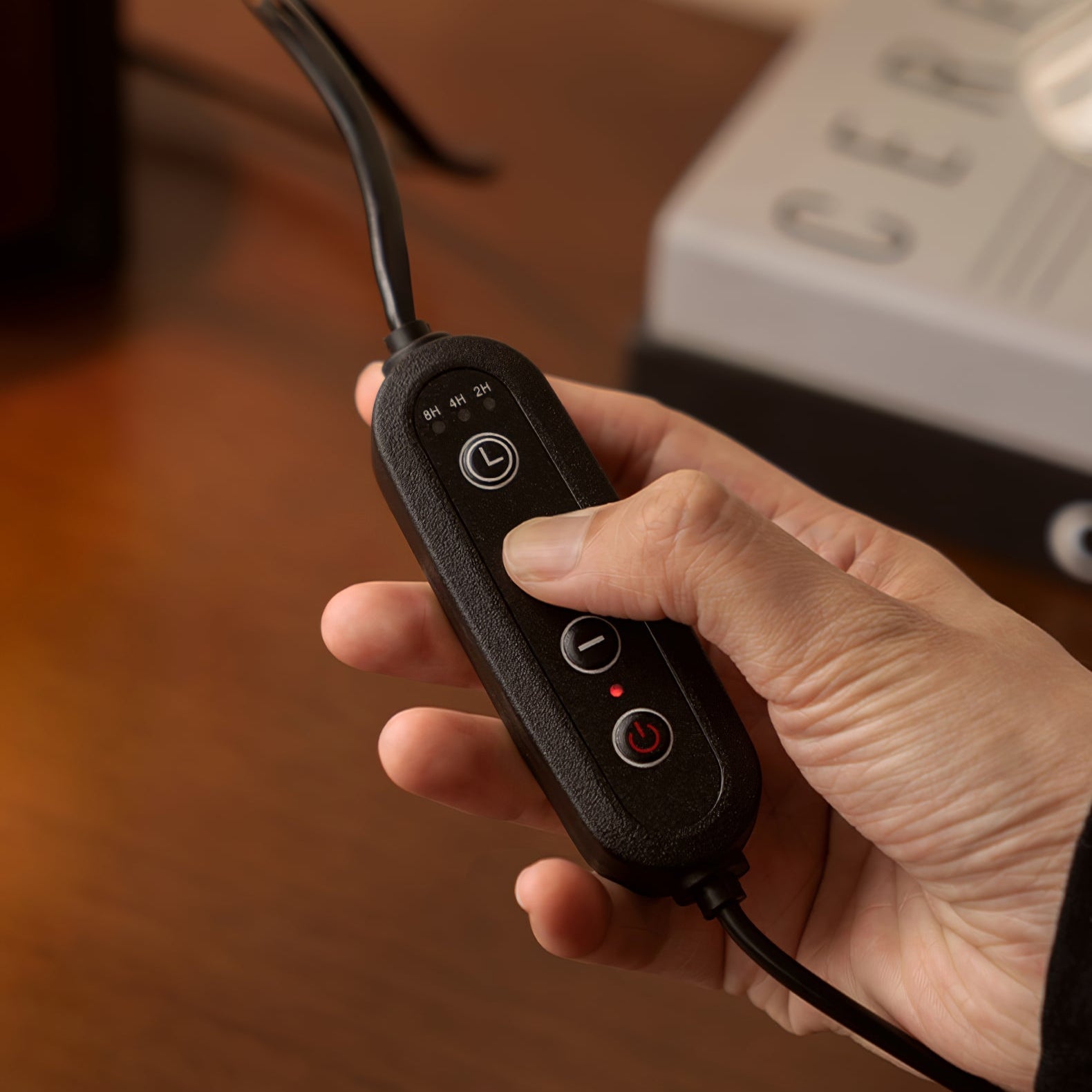 Candle Warmer Lamp | Halogen Light, Stylish Brass & Wood Design for Indoor Relaxation