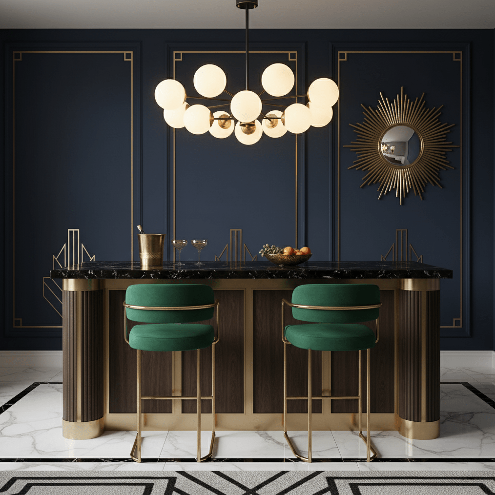 Modern Brass Orb Chandelier | Frosted Glass, 6-8 Lights & Ideal for Dining Rooms and Living Areas