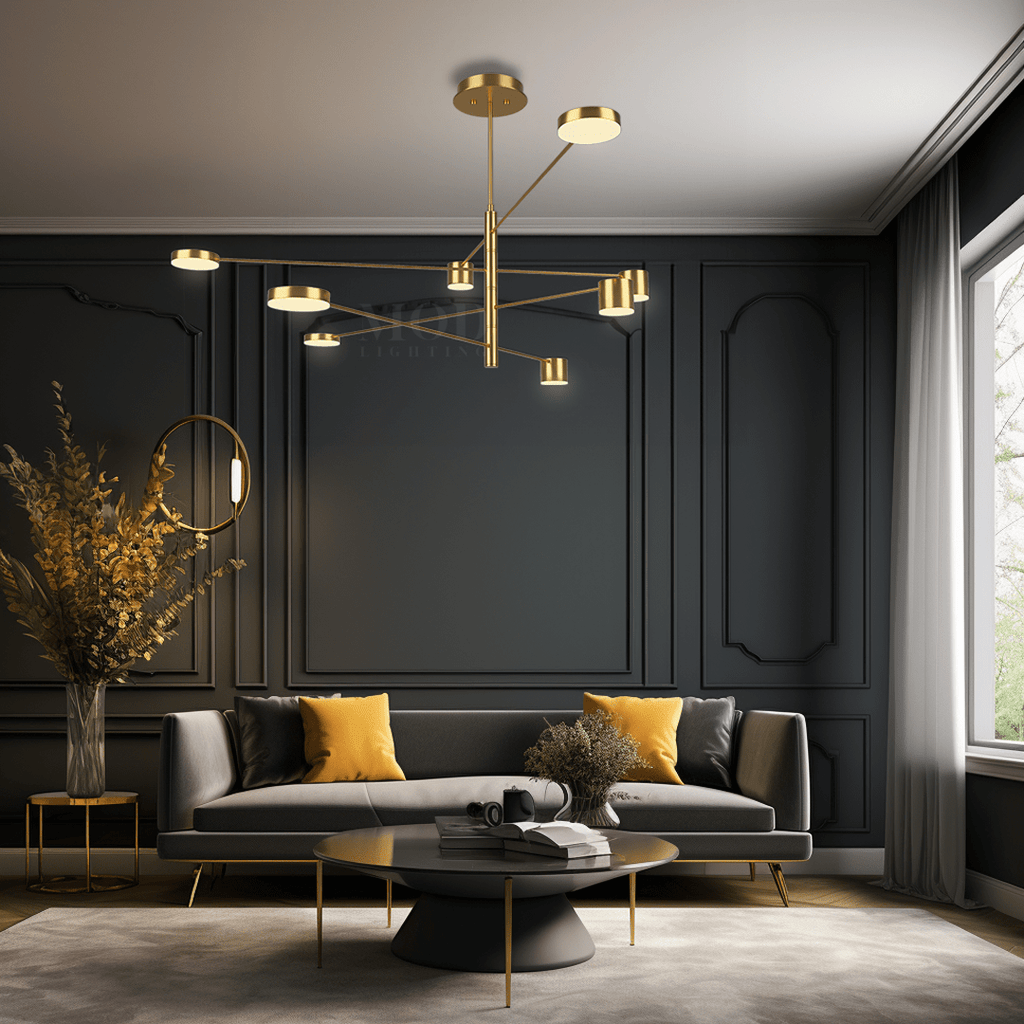 Nordic Lynx Lighting Fixture – Elegant Living Room Lamp with Warm, Even Light and Stylish Design