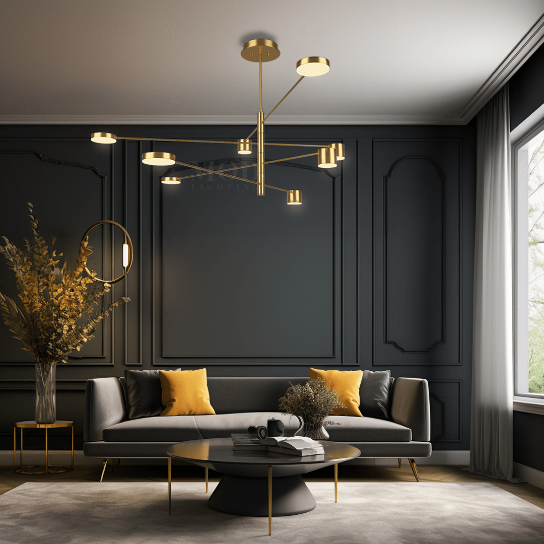 Nordic Lynx Lighting Fixture – Elegant Living Room Lamp with Warm, Even Light and Stylish Design