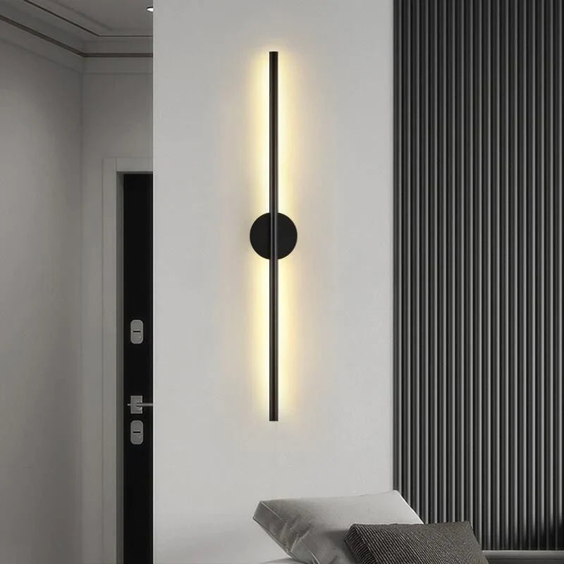 LED Round Wall Sconce Light Fixture - Minimalist Design for Modern Home Decor & Ambient Lighting