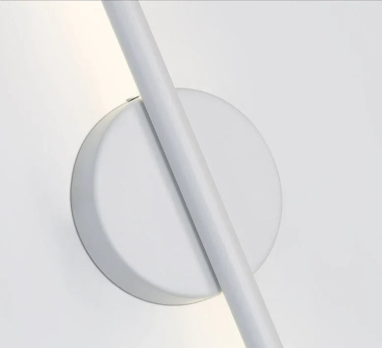 LED Round Wall Sconce Light Fixture - Minimalist Design for Modern Home Decor & Ambient Lighting