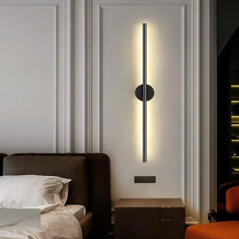 LED Round Wall Sconce Light Fixture - Minimalist Design for Modern Home Decor & Ambient Lighting