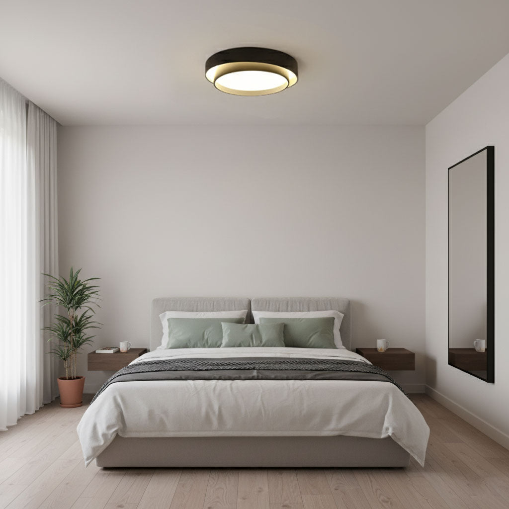 LED Ceiling Lamp | Dimmable, Integrated LED & Stylish Design for Living Room and Bedrooms