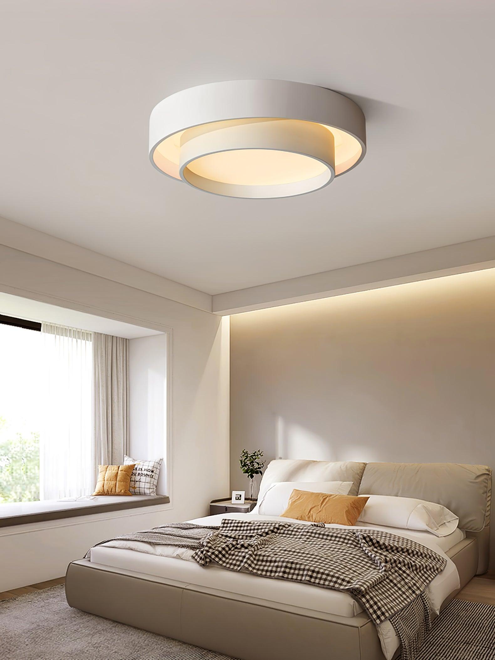 LED Ceiling Lamp | Dimmable, Integrated LED & Stylish Design for Living Room and Bedrooms