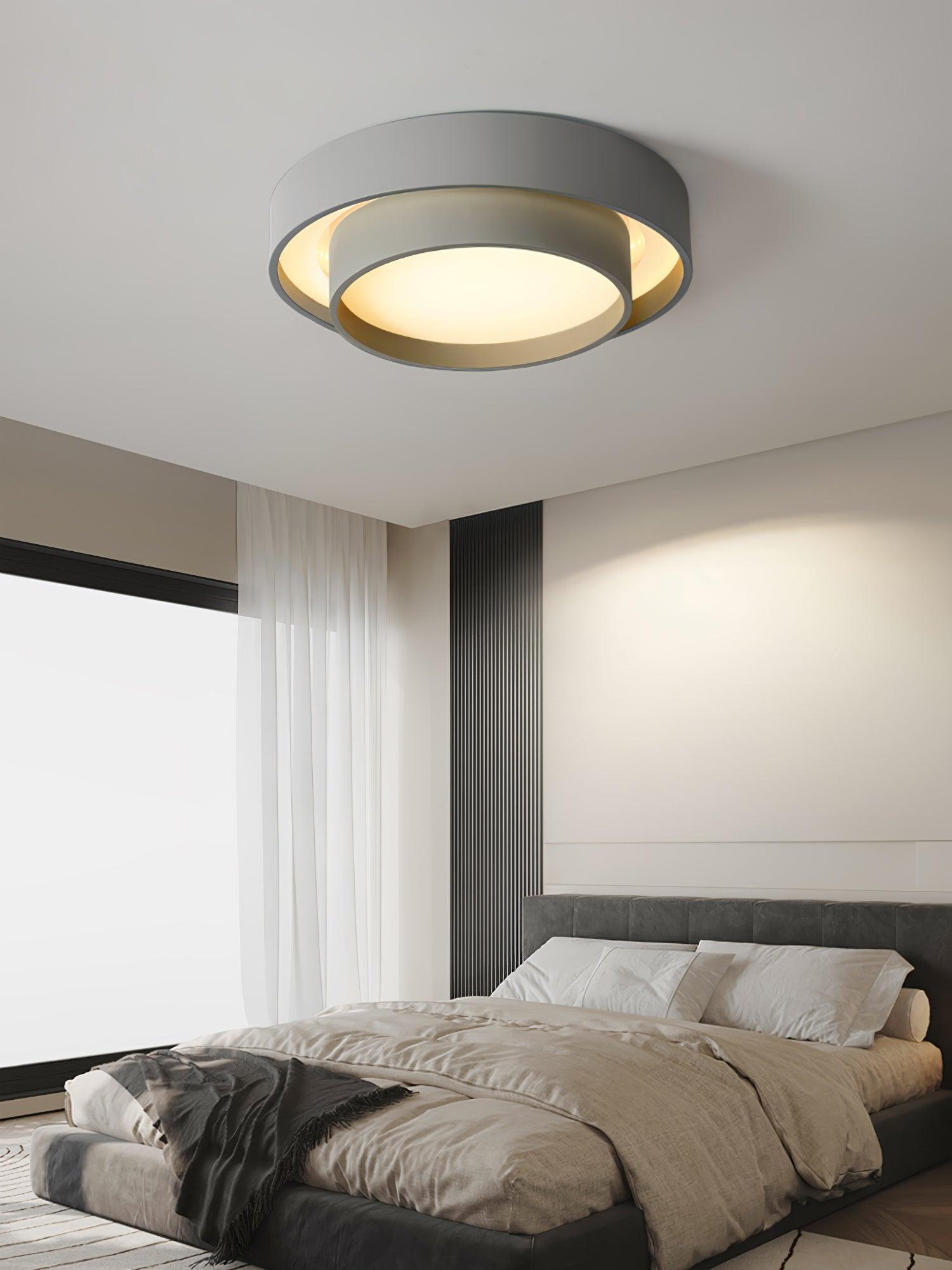 LED Ceiling Lamp | Dimmable, Integrated LED & Stylish Design for Living Room and Bedrooms