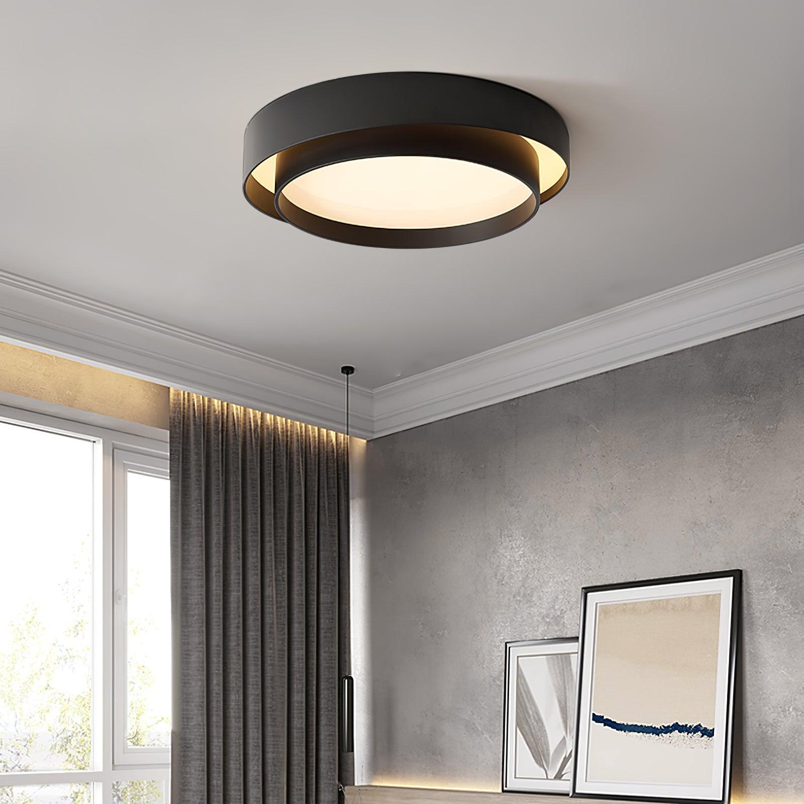 LED Ceiling Lamp | Dimmable, Integrated LED & Stylish Design for Living Room and Bedrooms