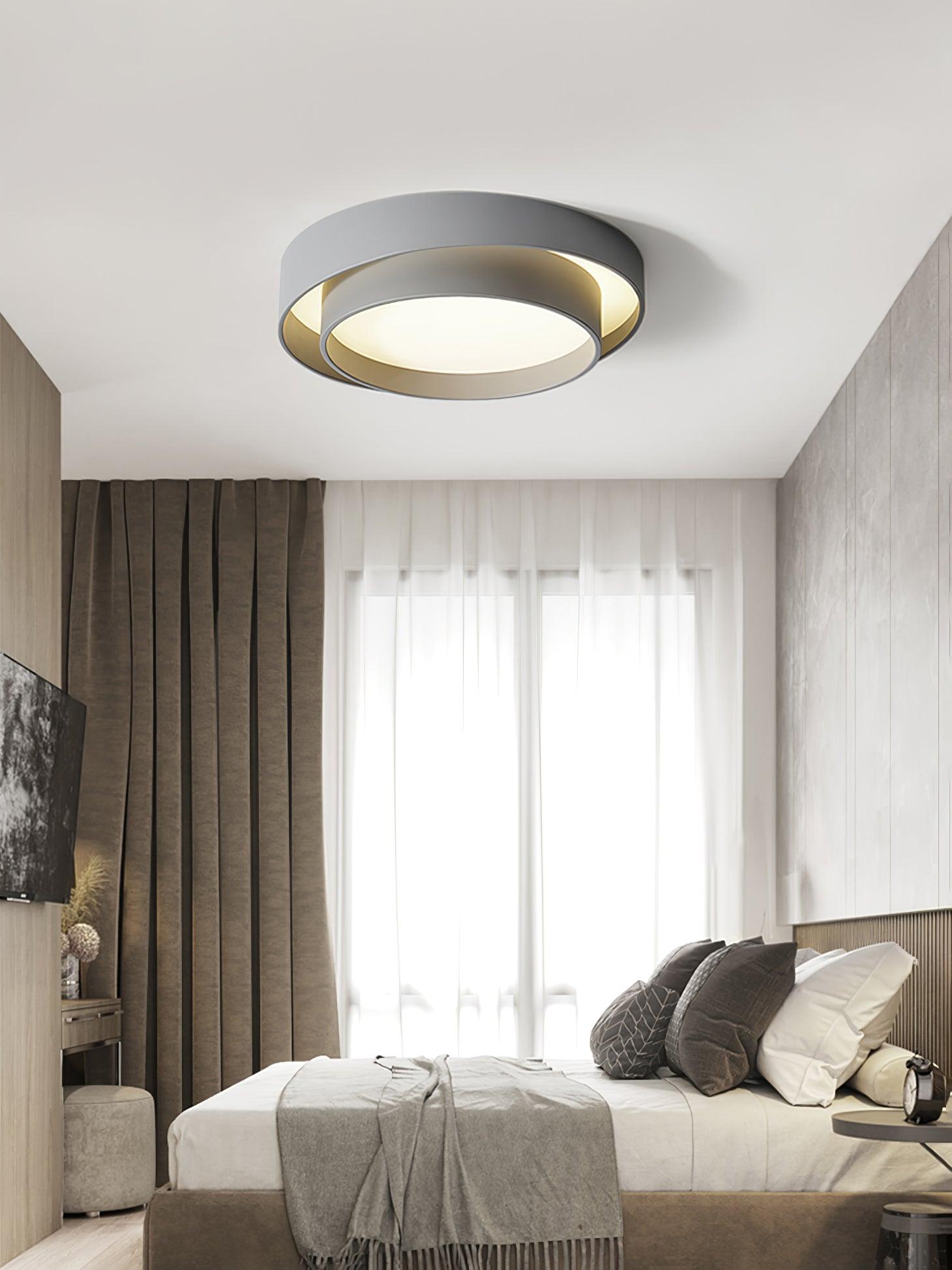 LED Ceiling Lamp | Dimmable, Integrated LED & Stylish Design for Living Room and Bedrooms