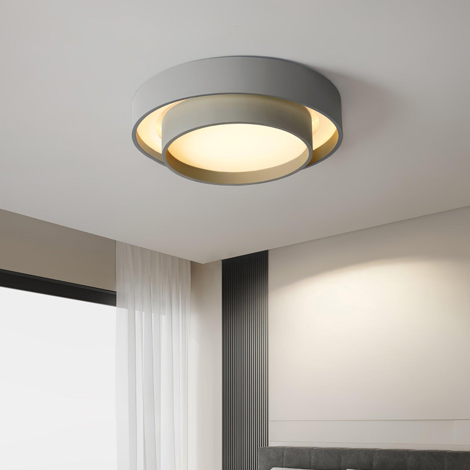 LED Ceiling Lamp | Dimmable, Integrated LED & Stylish Design for Living Room and Bedrooms