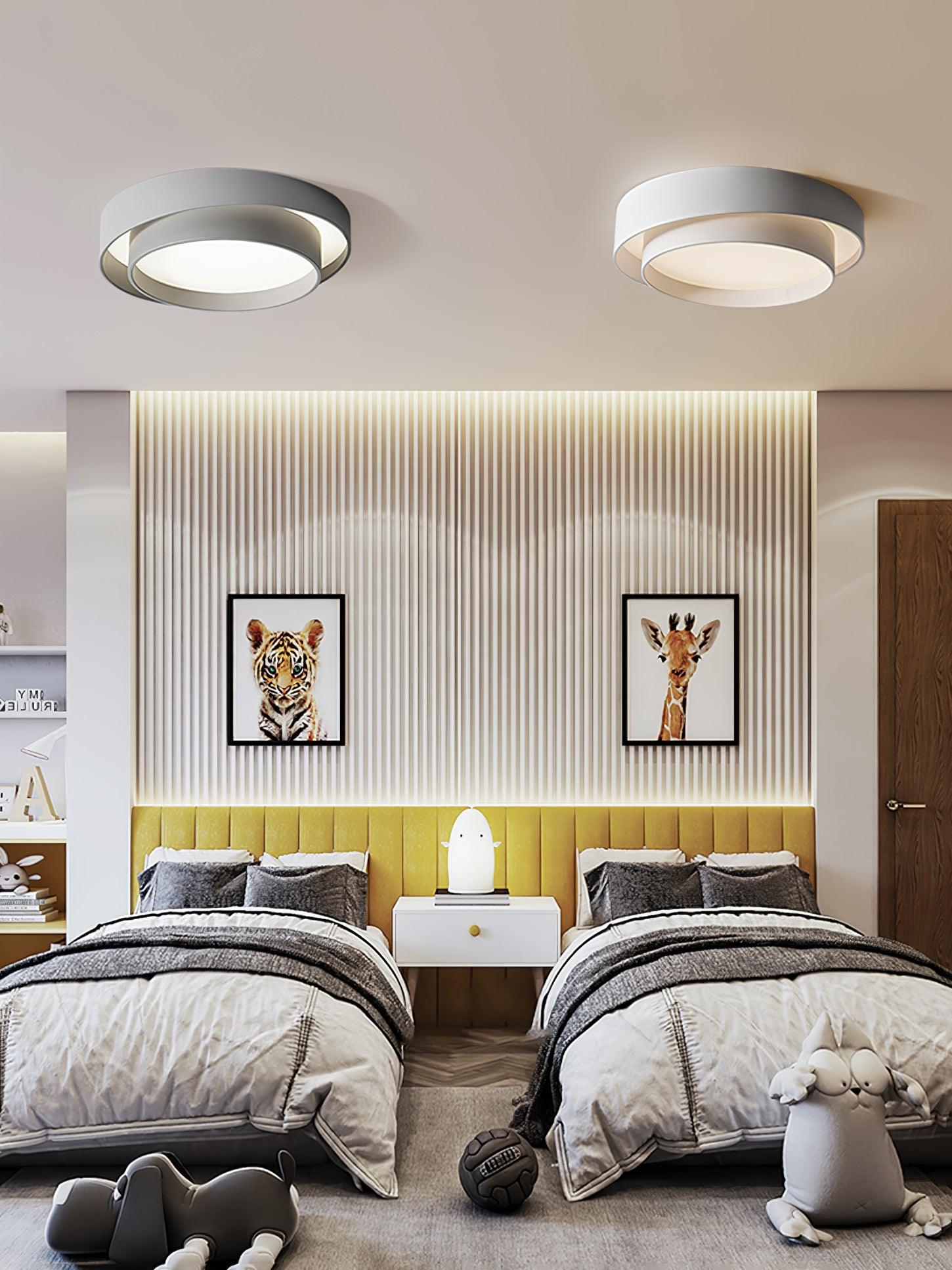 LED Ceiling Lamp | Dimmable, Integrated LED & Stylish Design for Living Room and Bedrooms