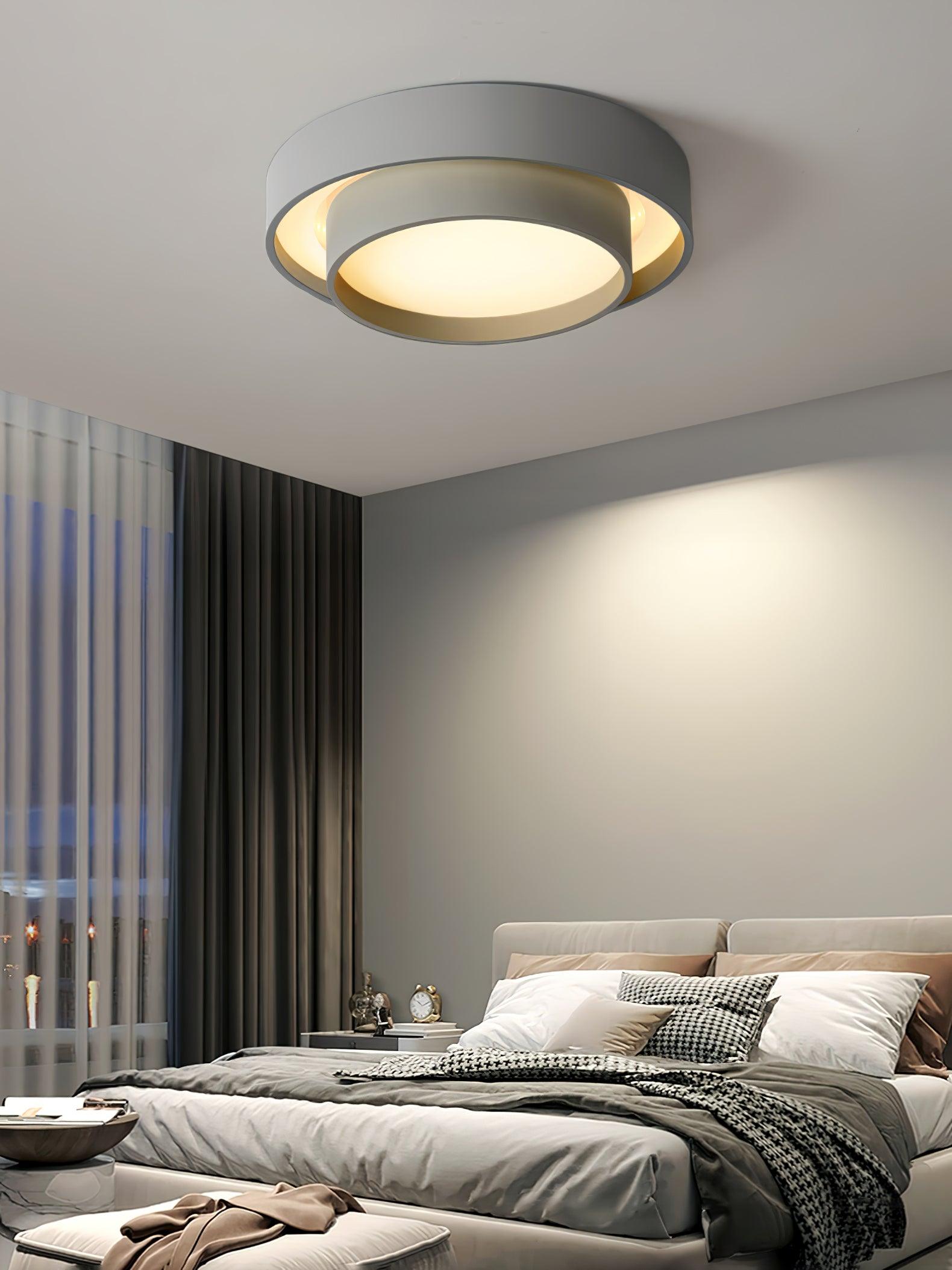 LED Ceiling Lamp | Dimmable, Integrated LED & Stylish Design for Living Room and Bedrooms