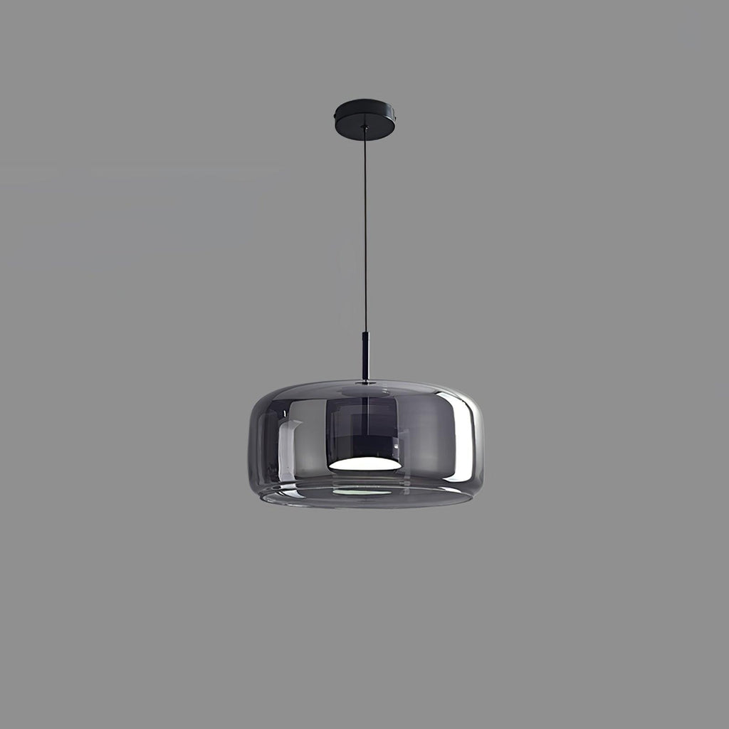 Metro Sphere Glass Pendant Lamp - Modern Hanging Light Fixture for Kitchen Island & Dining Room