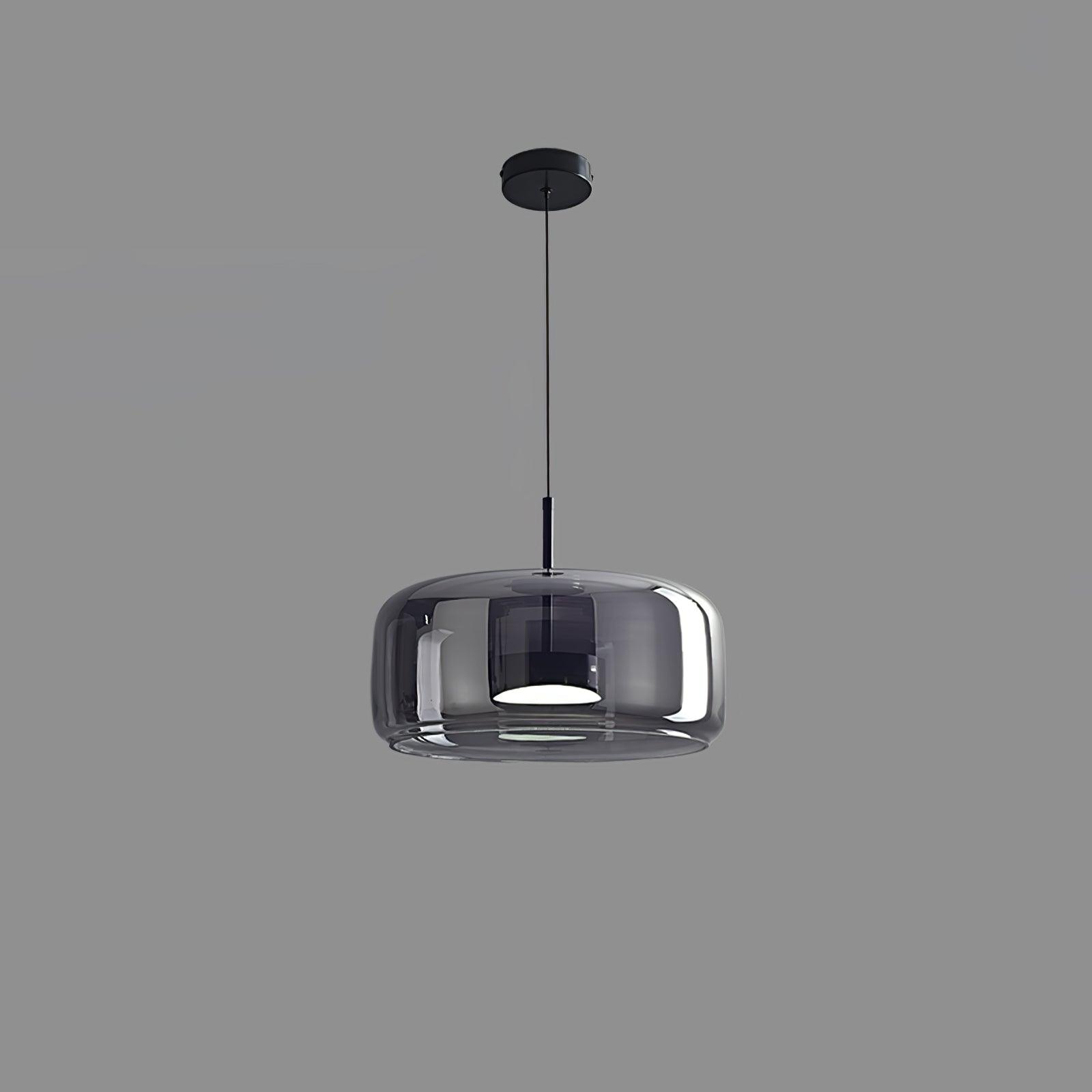 Metro Sphere Glass Pendant Lamp - Modern Hanging Light Fixture for Kitchen Island & Dining Room