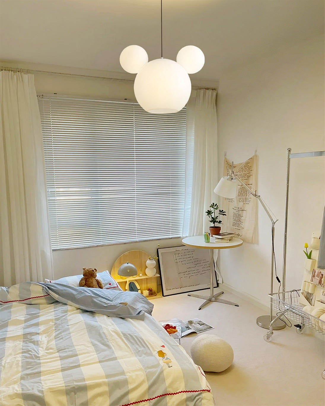 LED Pendant Light Fixture - Mickey Design - Ideal for Kids' Rooms, Playrooms & Nurseries