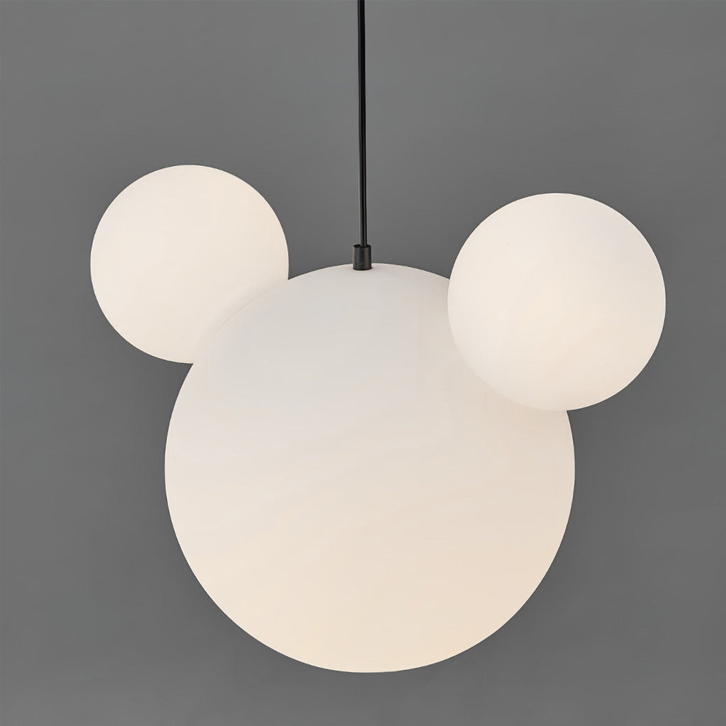 LED Pendant Light Fixture - Mickey Design - Ideal for Kids' Rooms, Playrooms & Nurseries