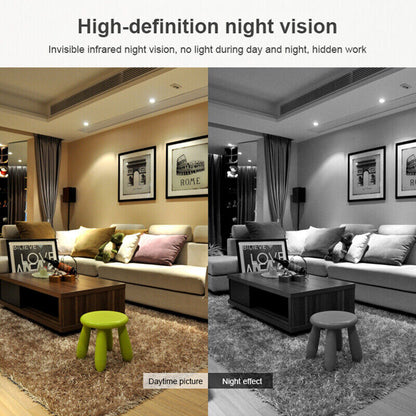 Wireless Miniature Camera with Audio - Surveillance for Home Security & Night Vision