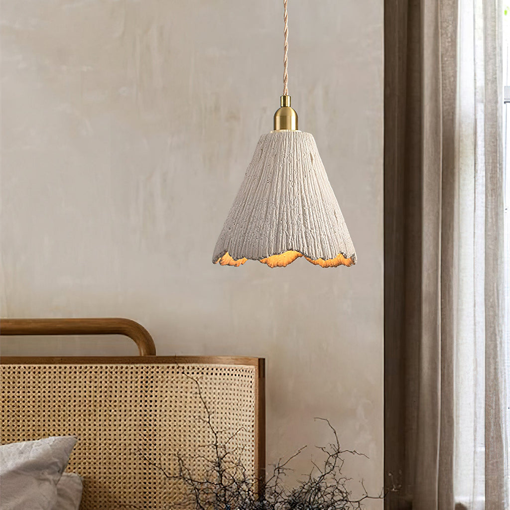 Microcement Pendant Lamp | Gray Cement Finish, Adjustable Height & Ideal for Modern Indoor Spaces