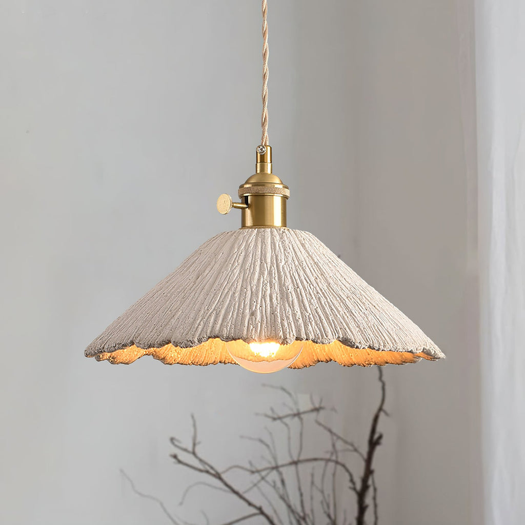 Microcement Pendant Lamp | Gray Cement Finish, Adjustable Height & Ideal for Modern Indoor Spaces
