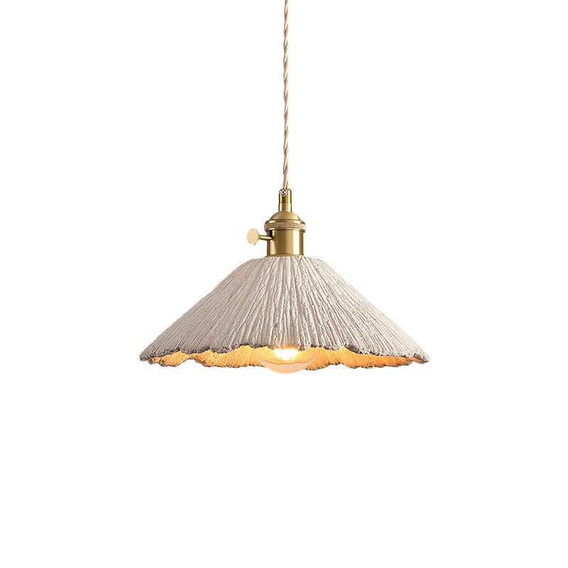 Microcement Pendant Lamp | Gray Cement Finish, Adjustable Height & Ideal for Modern Indoor Spaces