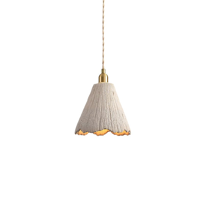 Microcement Pendant Lamp | Gray Cement Finish, Adjustable Height & Ideal for Modern Indoor Spaces