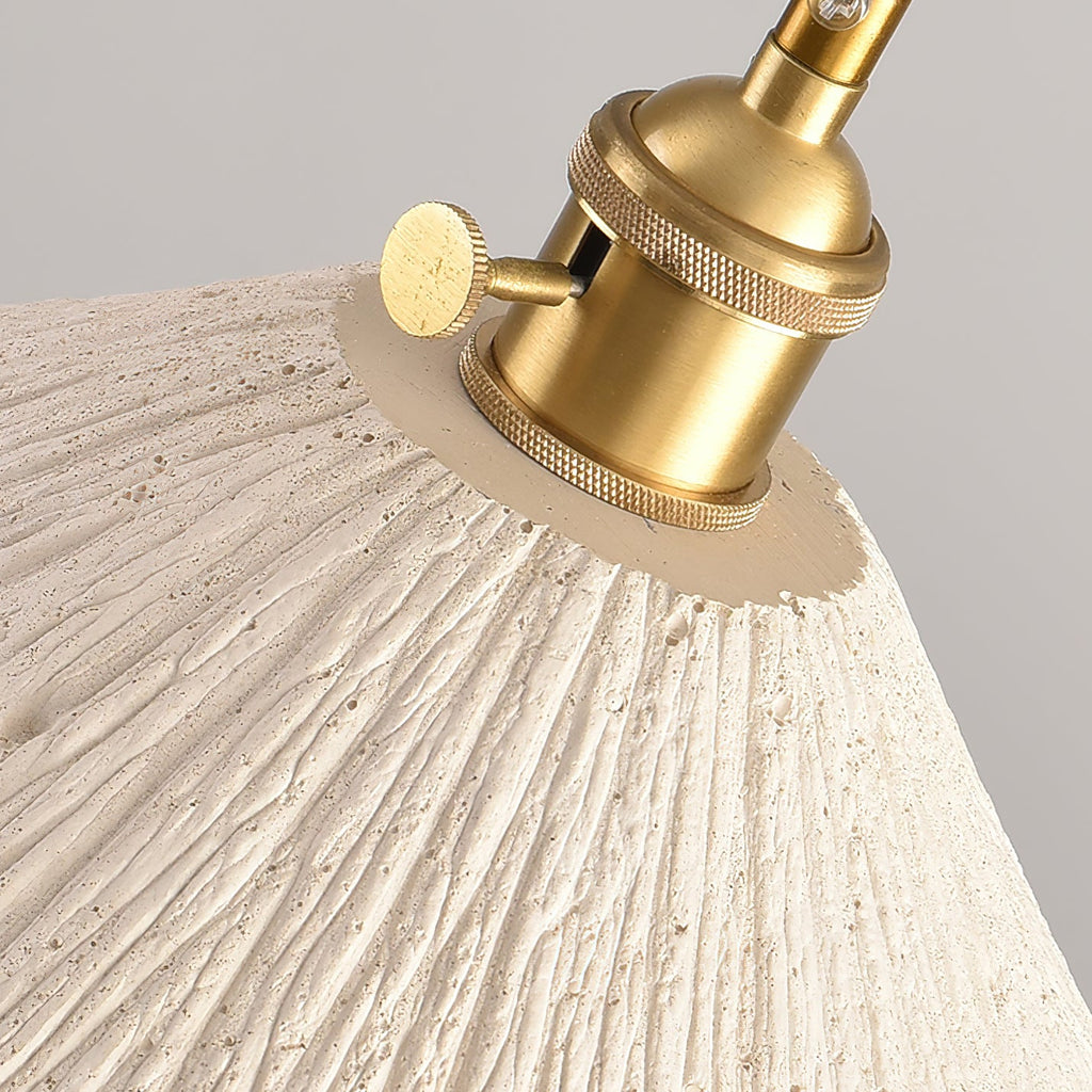 Microcement Pendant Lamp | Gray Cement Finish, Adjustable Height & Ideal for Modern Indoor Spaces