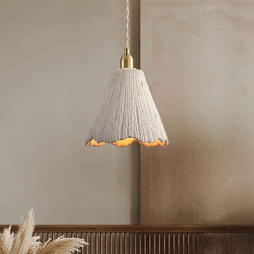 Microcement Pendant Lamp | Gray Cement Finish, Adjustable Height & Ideal for Modern Indoor Spaces