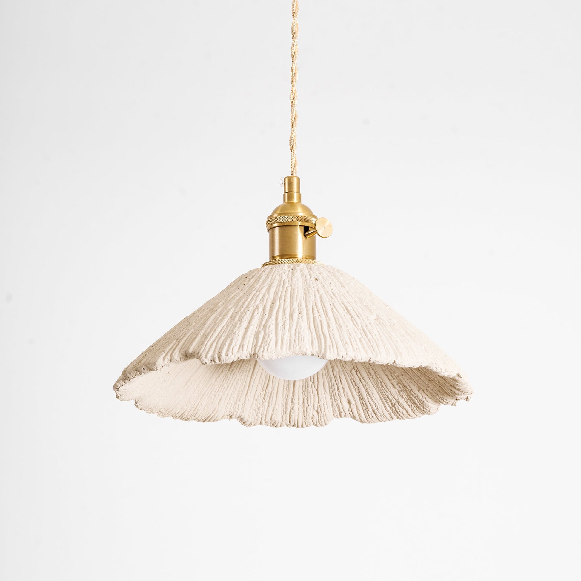 Microcement Pendant Lamp | Gray Cement Finish, Adjustable Height & Ideal for Modern Indoor Spaces