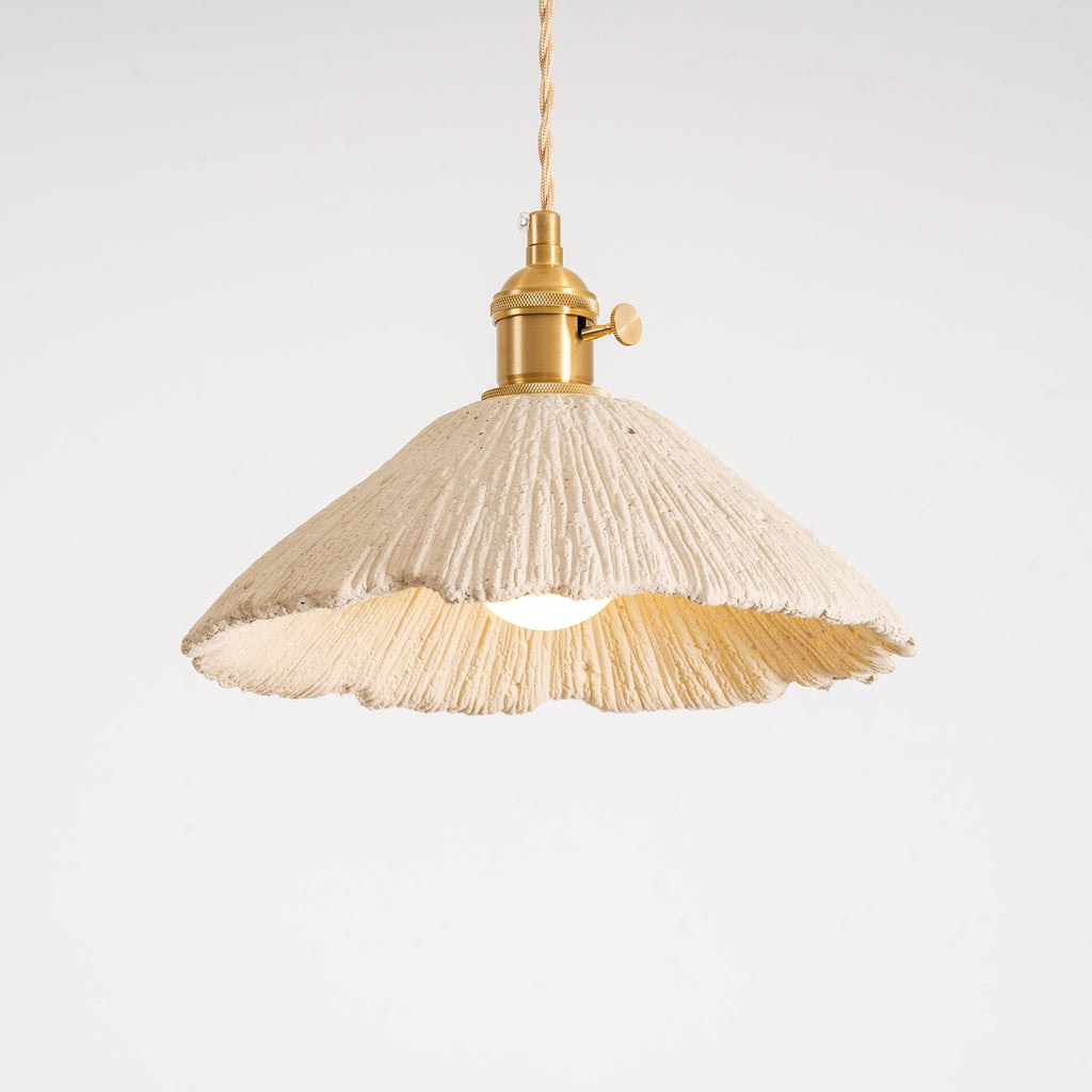 Microcement Pendant Lamp | Gray Cement Finish, Adjustable Height & Ideal for Modern Indoor Spaces