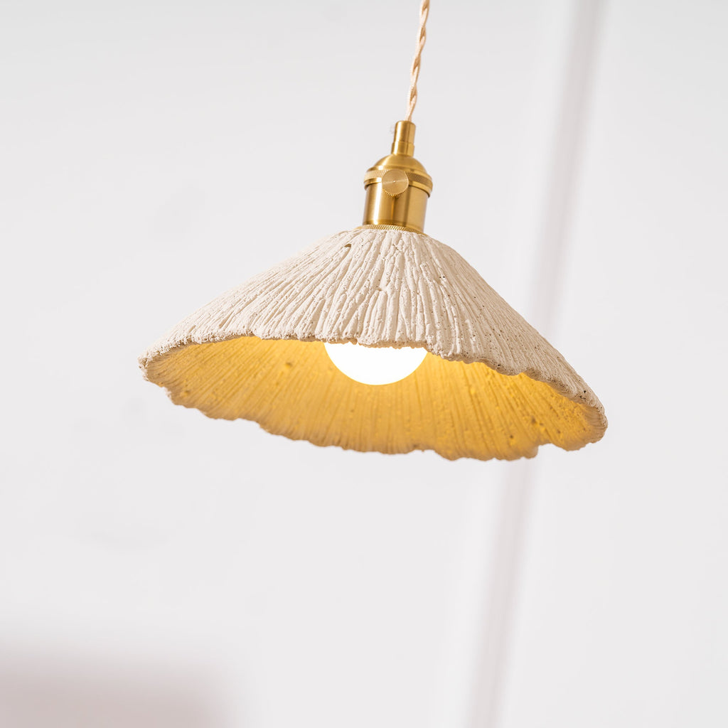 Microcement Pendant Lamp | Gray Cement Finish, Adjustable Height & Ideal for Modern Indoor Spaces