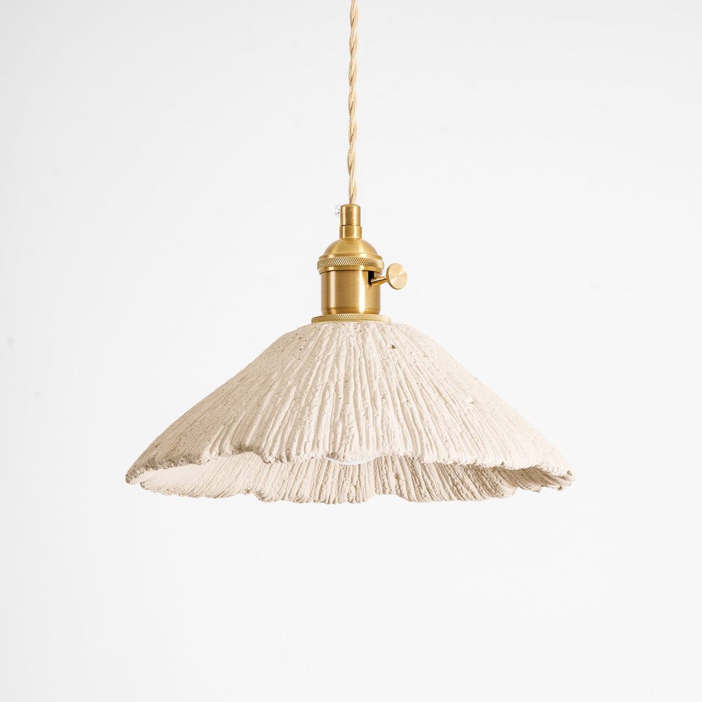 Microcement Pendant Lamp | Gray Cement Finish, Adjustable Height & Ideal for Modern Indoor Spaces