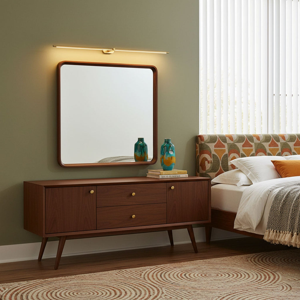 Minimalist Linear Rechargeable Wall Lamp | Touch Sensor, USB Charging & Ideal for Bathrooms and Vanity Mirrors