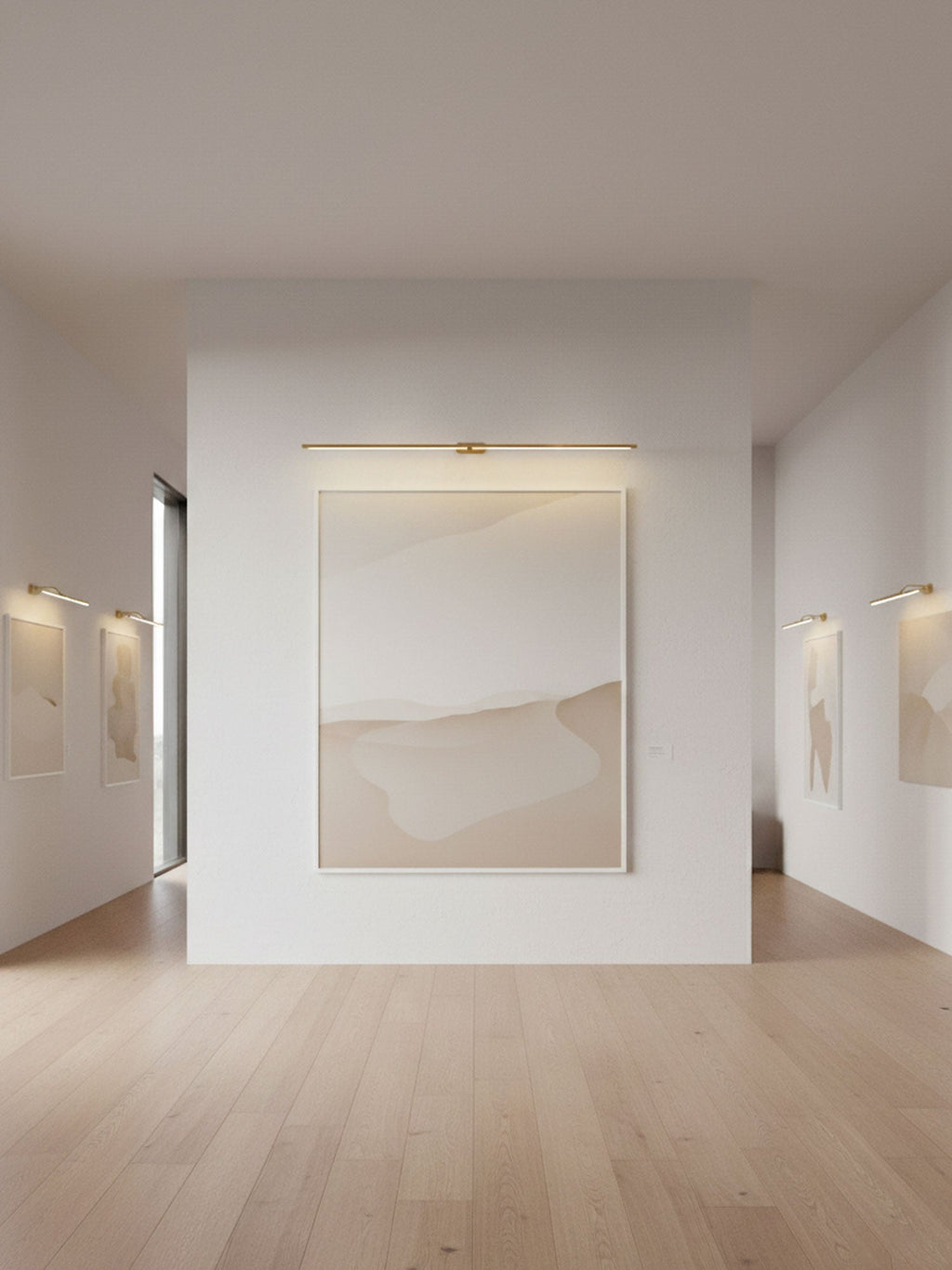 Minimalist Linear Rechargeable Wall Lamp | Touch Sensor, USB Charging & Ideal for Bathrooms and Vanity Mirrors