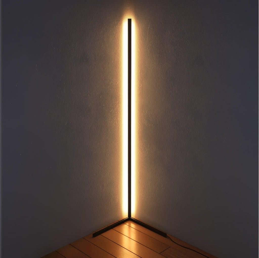 Minimalist LED Floor Lamp | Slim Profile, Remote Control & Ideal for Indoor Spaces