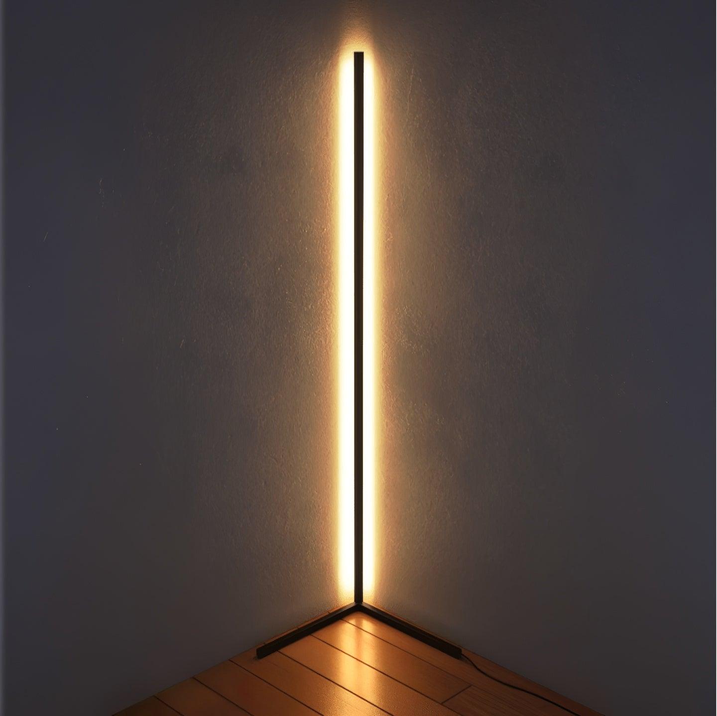 Minimalist LED Floor Lamp | Slim Profile, Remote Control & Ideal for Indoor Spaces