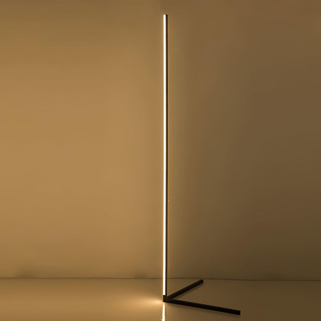 Minimalist LED Floor Lamp | Slim Profile, Remote Control & Ideal for Indoor Spaces