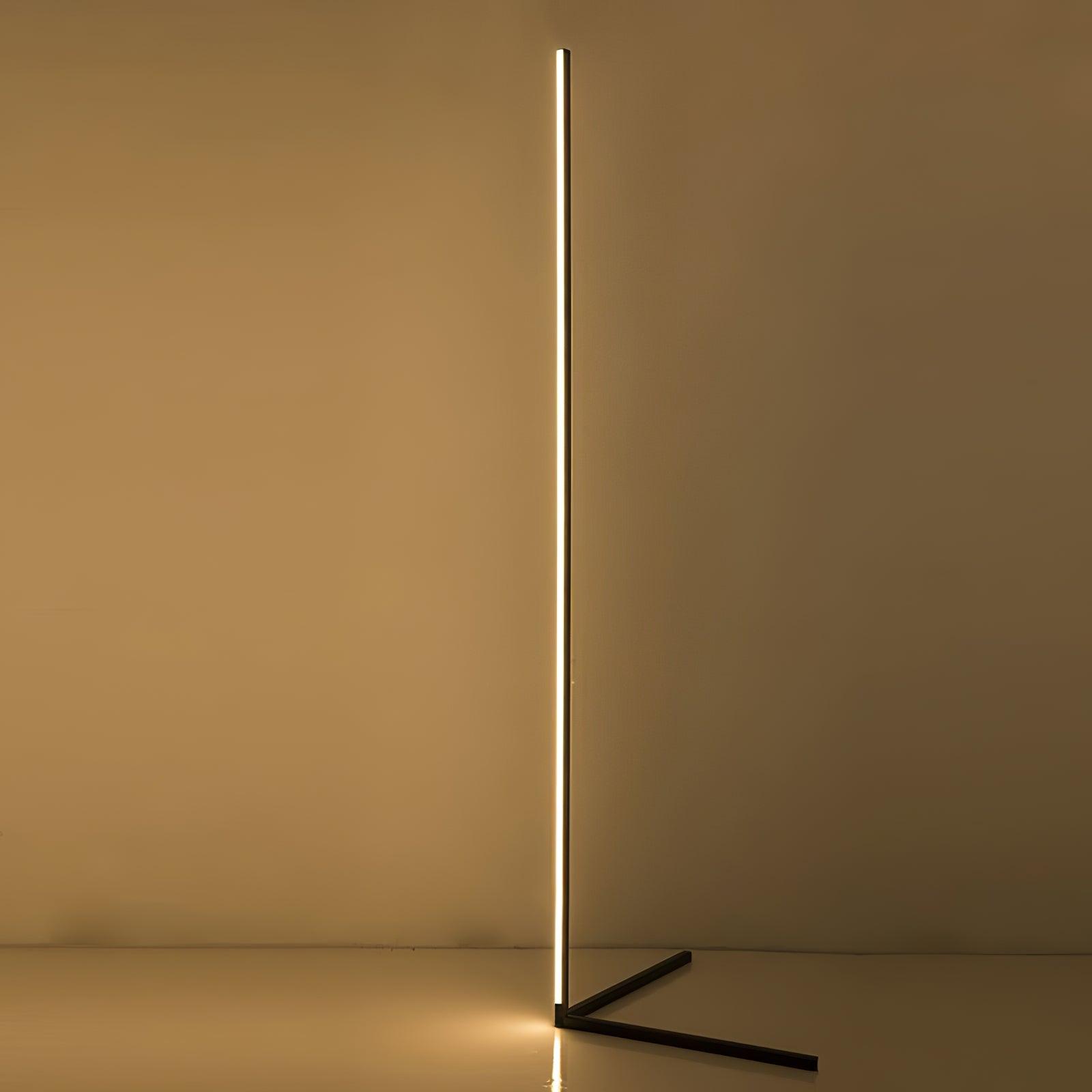 Minimalist LED Floor Lamp | Slim Profile, Remote Control & Ideal for Indoor Spaces