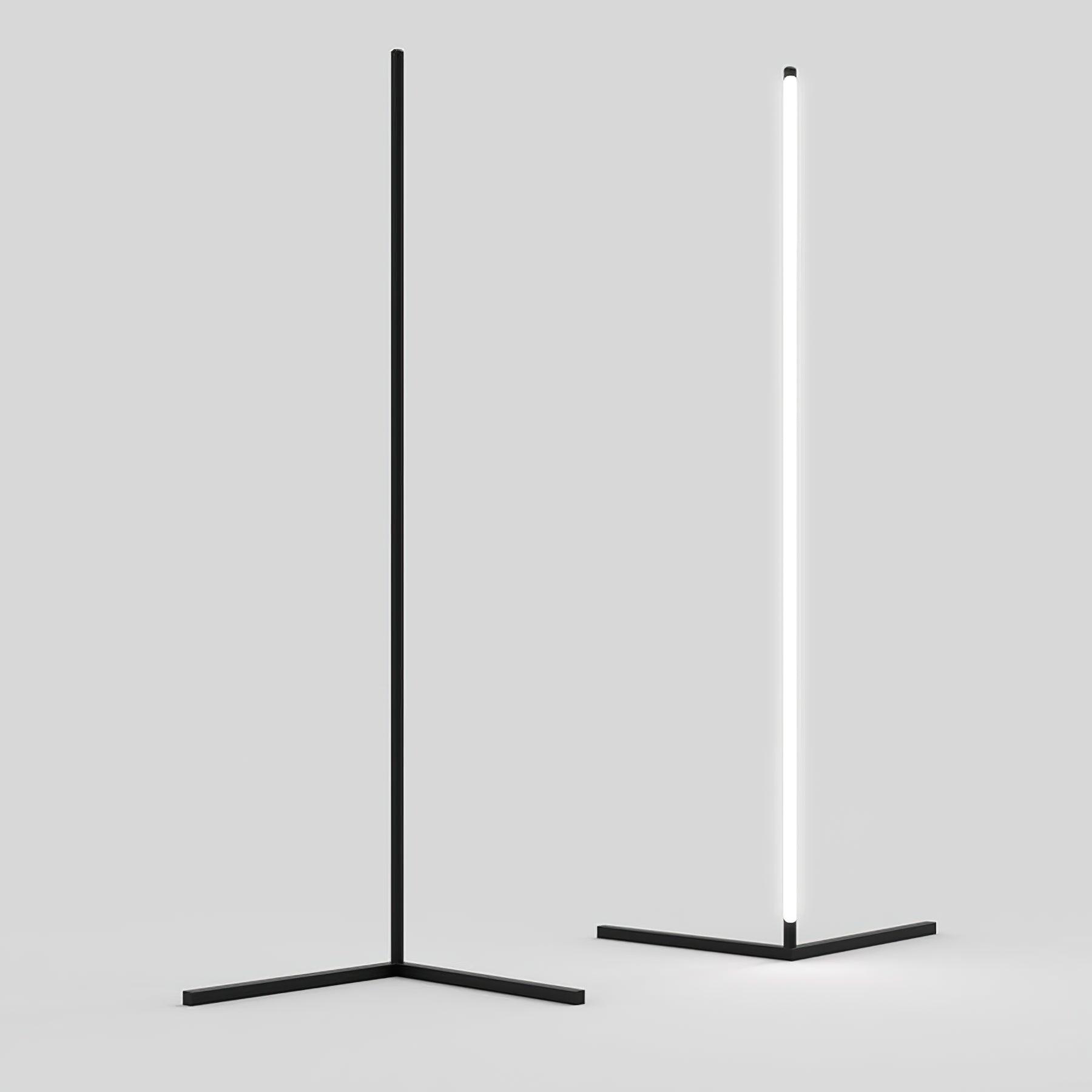 Minimalist LED Floor Lamp | Slim Profile, Remote Control & Ideal for Indoor Spaces