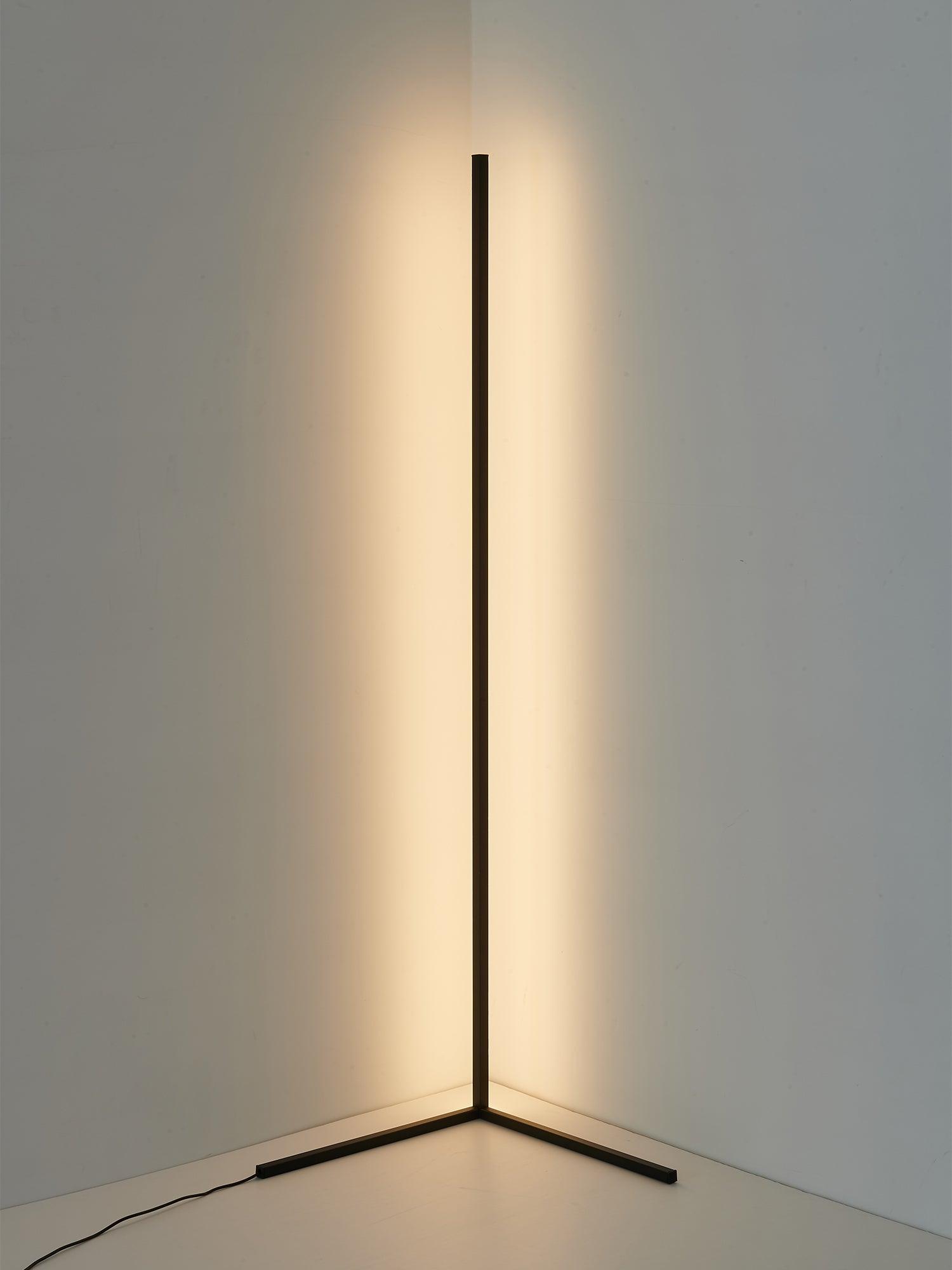 Minimalist LED Floor Lamp | Slim Profile, Remote Control & Ideal for Indoor Spaces